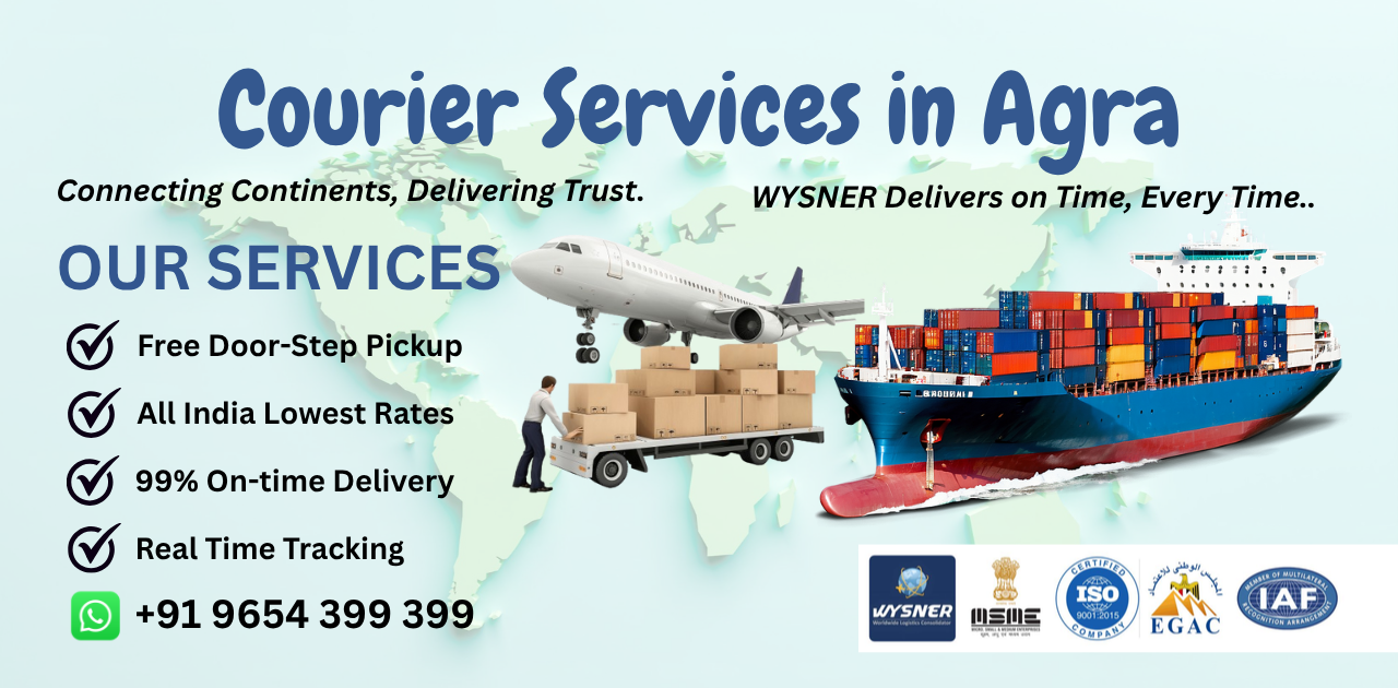 Courier Services in Agra 3 Courier Services in Agra, Best Courier Service Agra, Domestic Courier Agra, International Courier Agra, Express Courier Agra, Air Cargo Agra, Sea Cargo Agra, E-commerce Courier Agra, Parcel & Gift Courier Agra, Same-Day Courier Agra, China to India Shipping Agra, Import Export Clearance Agra, Courier Near Me Agra, WYSNER Logistics Agra, Affordable Courier Services Agra