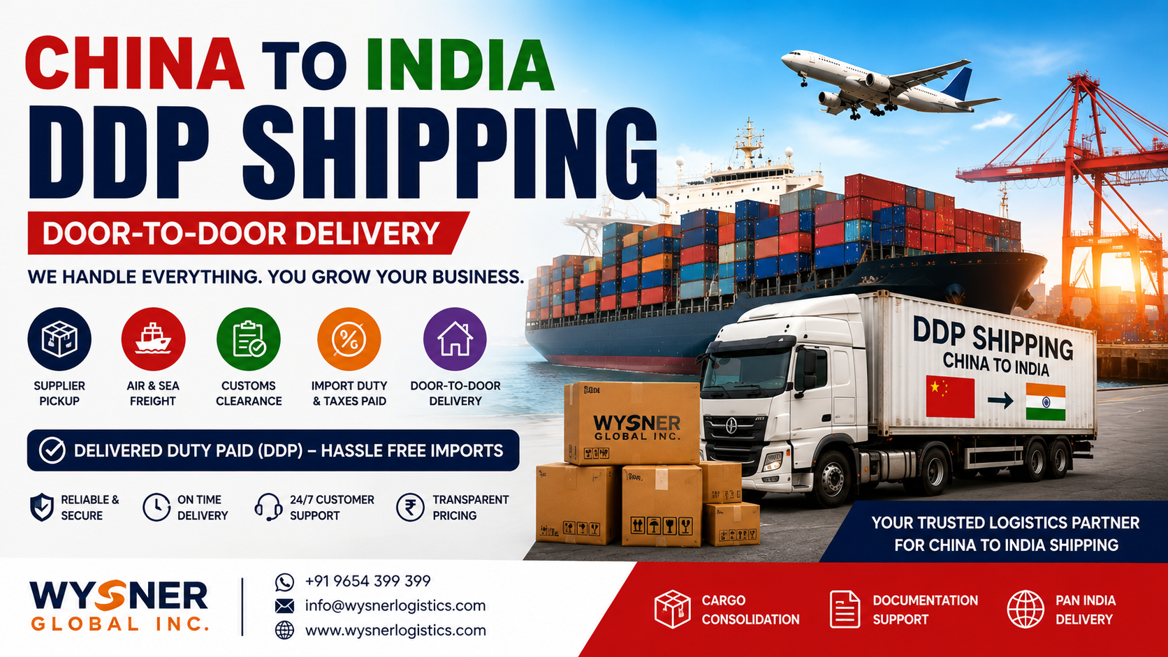 china to india ddp shipping, ddp shipping china to india, china ddp shipping, door to door shipping china to india, china to india door delivery, ddp cargo china to india, china shipping agent india, china logistics india, china freight forwarding india, china import shipping services
